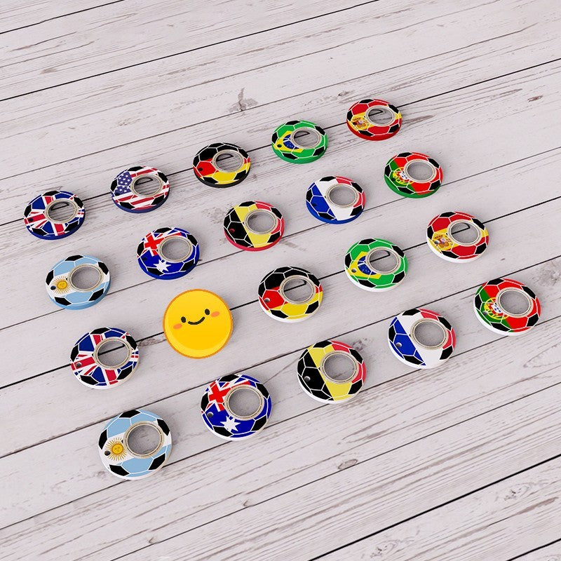 World Cup Fidget Spinner Keychain