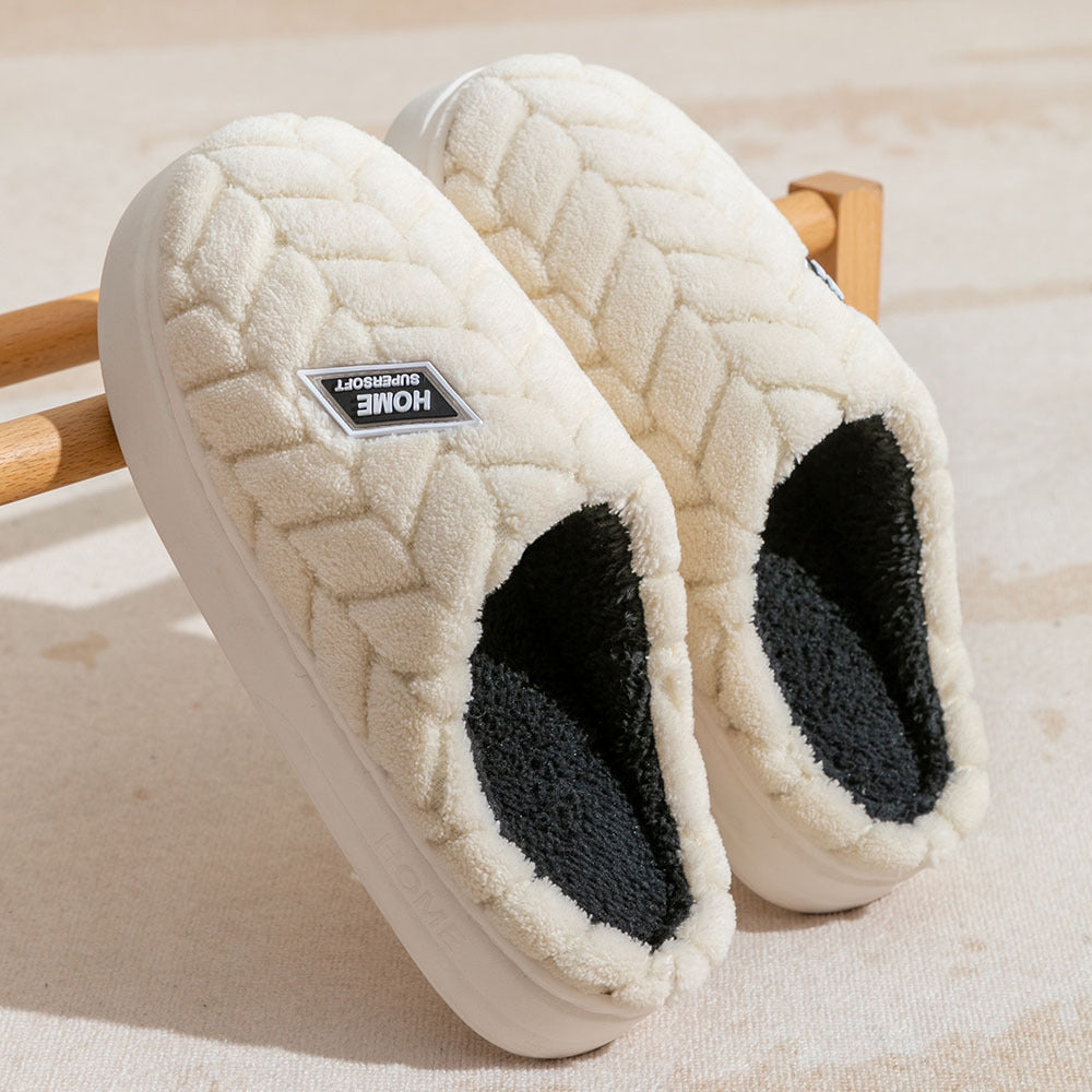 #21 - Women's Non-Slip Thick Soled Plush Slippers