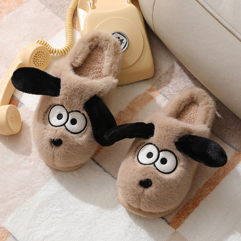 #42 - Women's Doggie Cotton Slippers