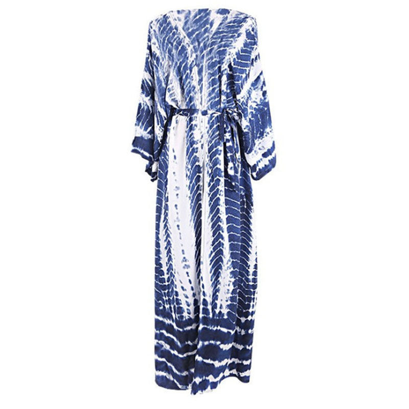 Full Length Printed Beach Robe