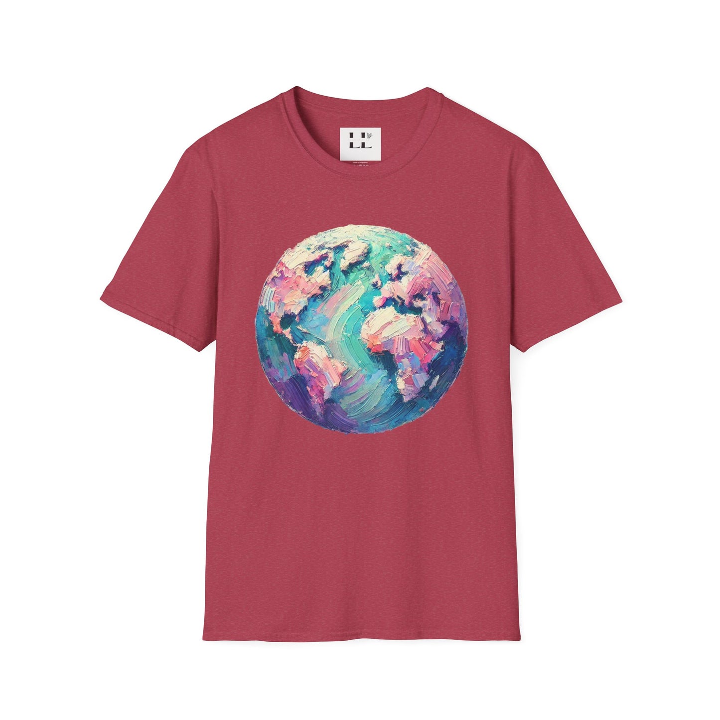 Vibrant Pastel Earth T-Shirt - Perfect for Spring and Summer Celebrations & Gift