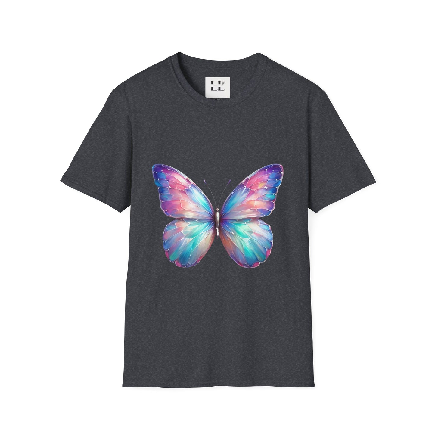 Vibrant Pastel Butterfly T-Shirt - Perfect for Spring and Summer Celebrations & Gift