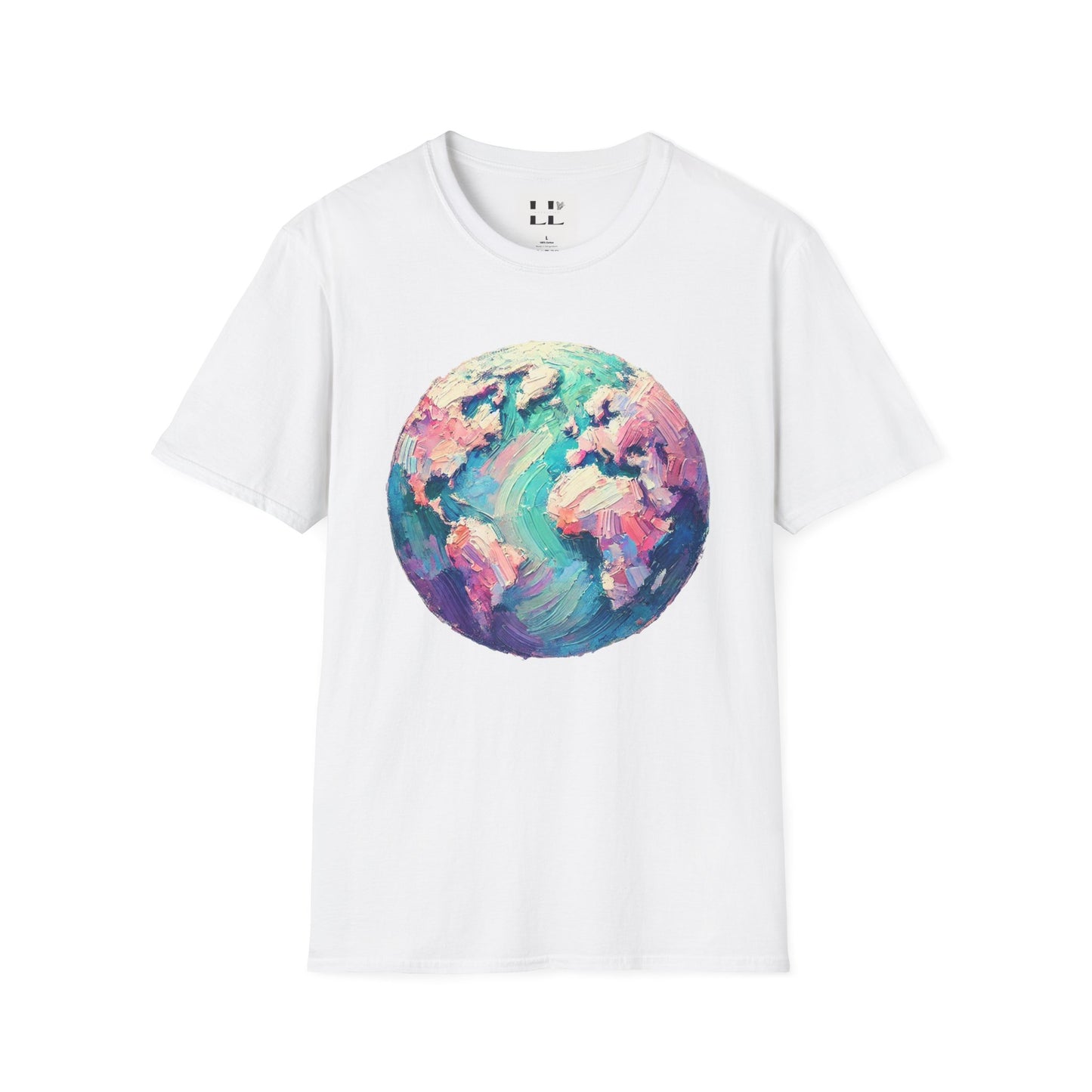 Vibrant Pastel Earth T-Shirt - Perfect for Spring and Summer Celebrations & Gift