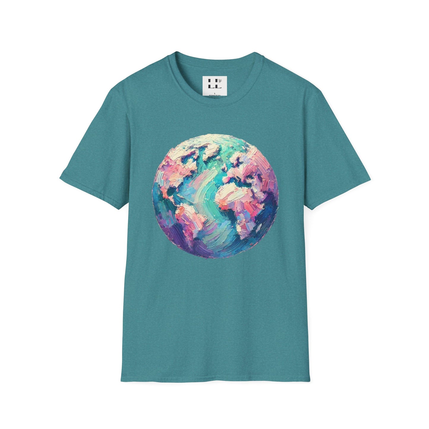 Vibrant Pastel Earth T-Shirt - Perfect for Spring and Summer Celebrations & Gift