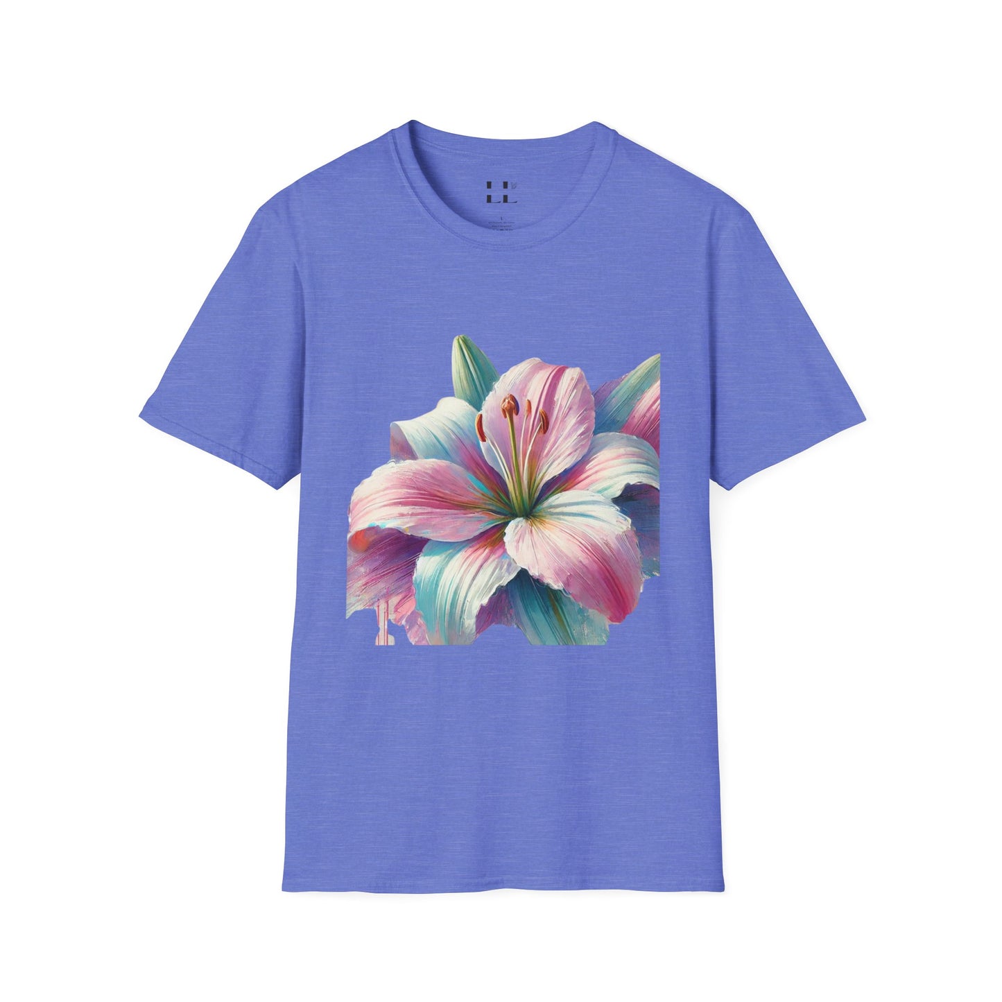 Vibrant Pastel Lily T-Shirt - Perfect for Spring and Summer Celebrations & Gift