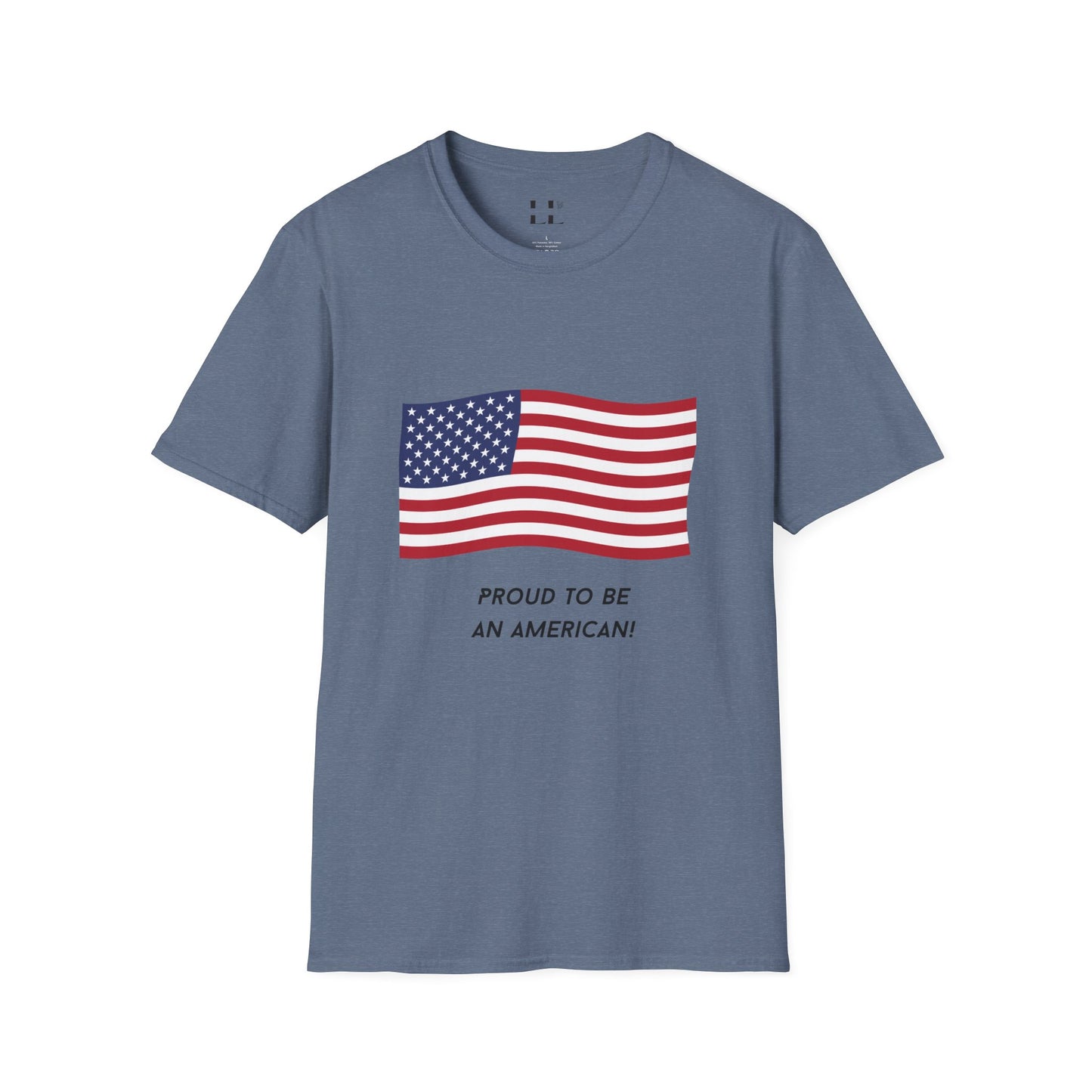 Proud to Be an American Unisex Softstyle T-Shirt - Celebrate Patriotism