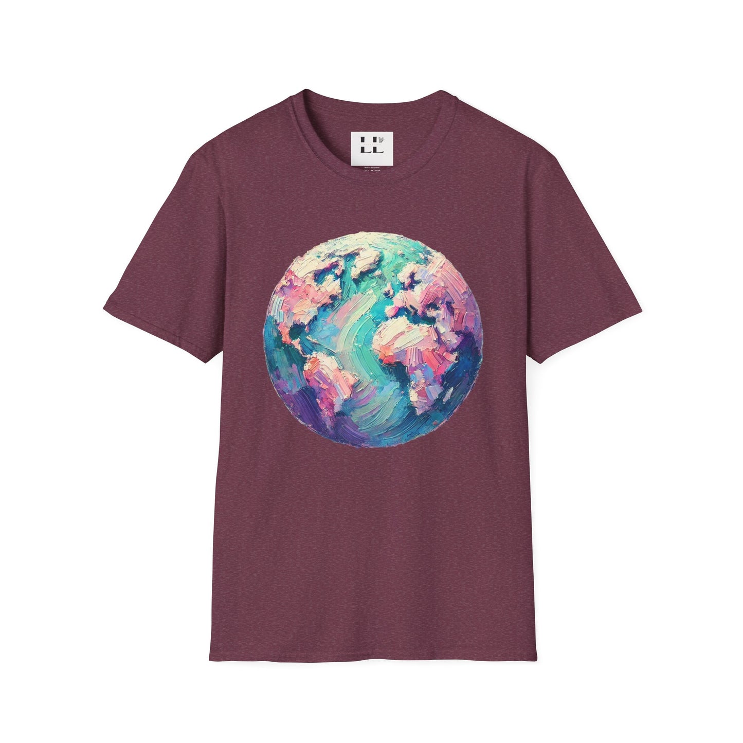 Vibrant Pastel Earth T-Shirt - Perfect for Spring and Summer Celebrations & Gift