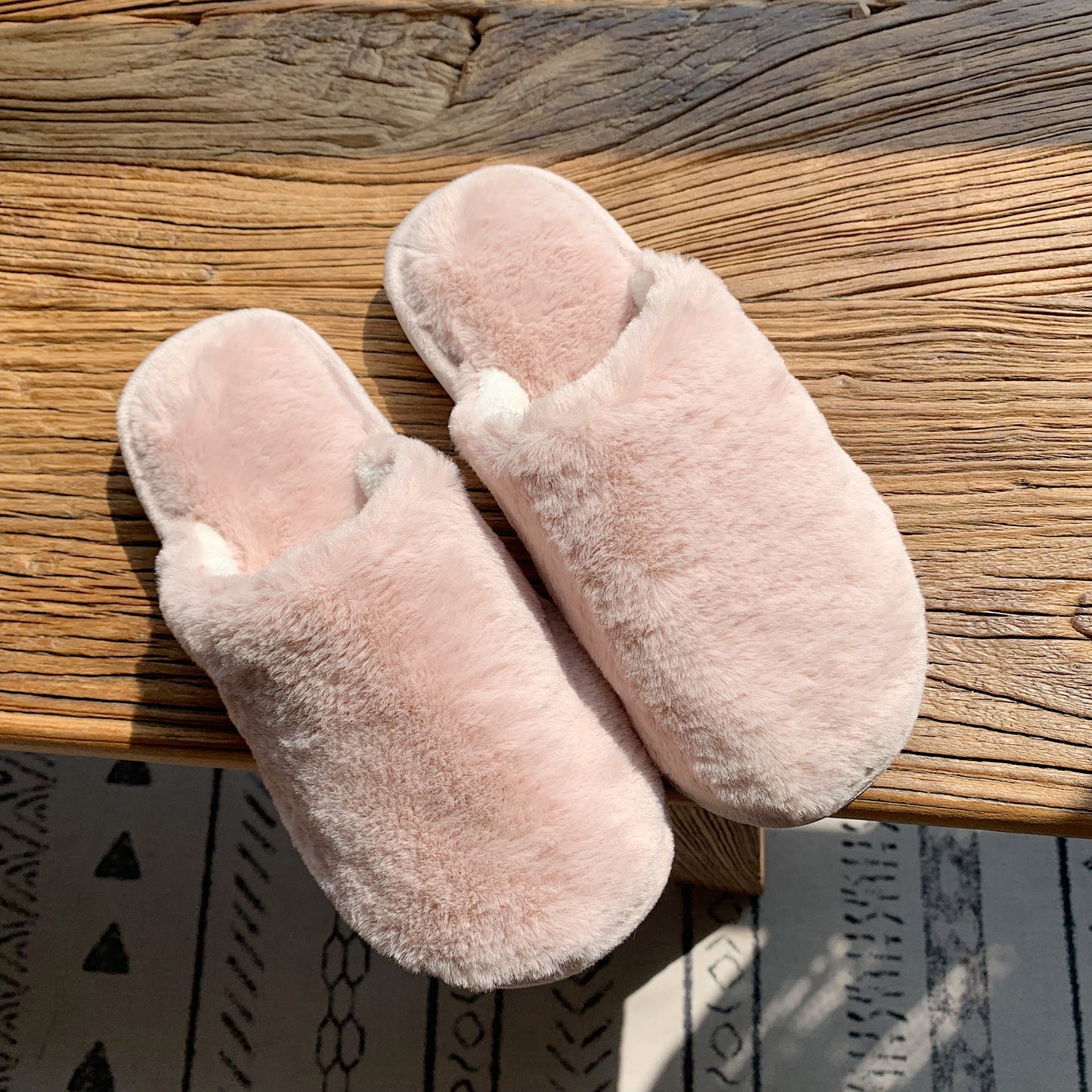 #7 - Women's Solid Color Cotton Slippers