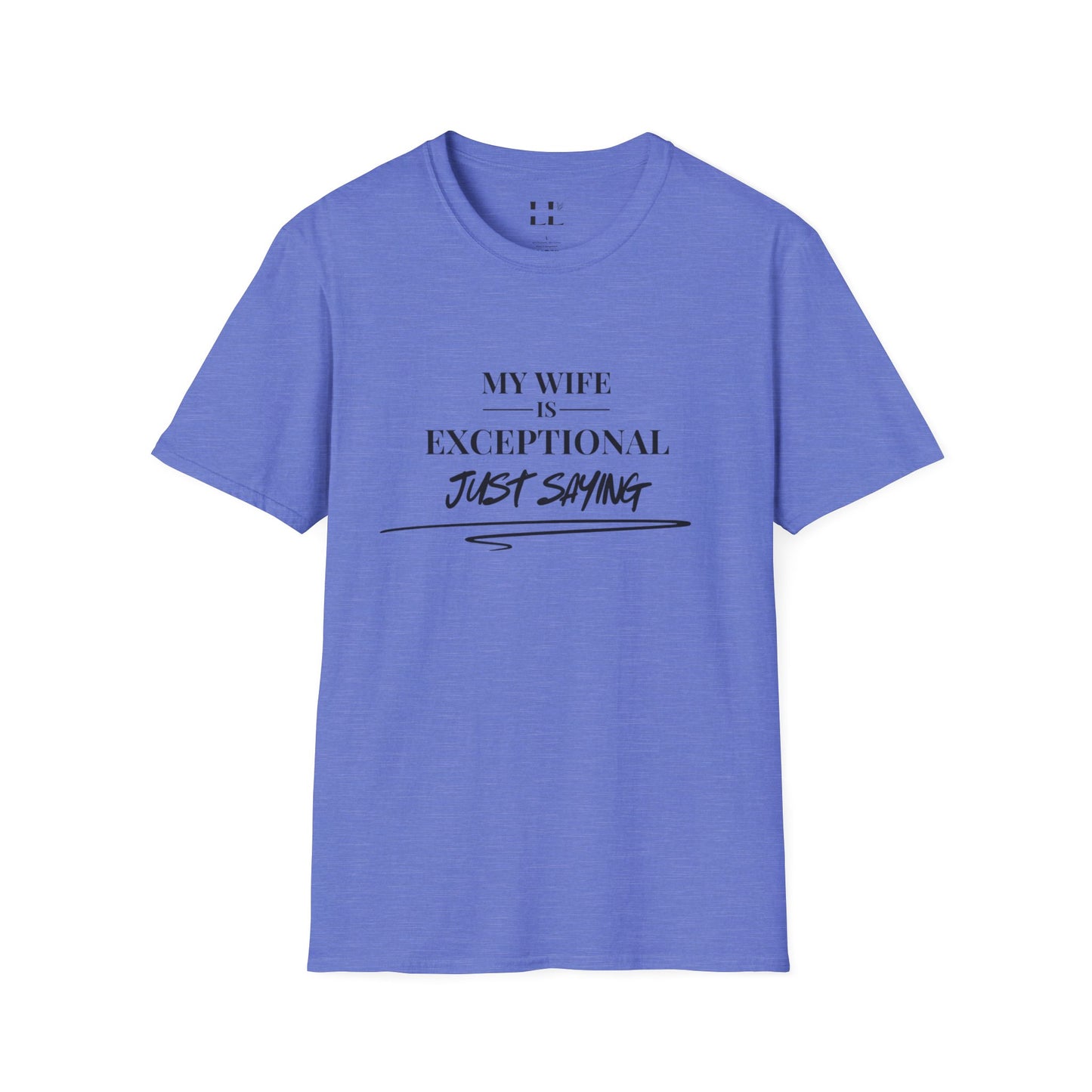 Exceptional Wife T-Shirt - Unisex Softstyle Tee - Black Print