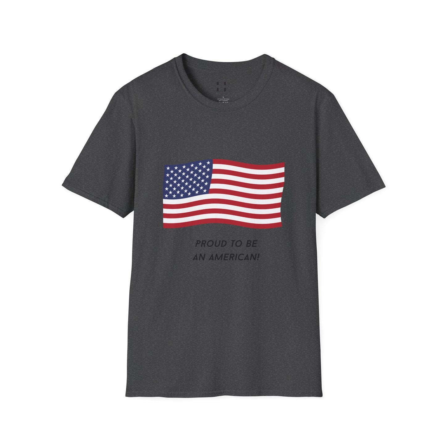 Proud to Be an American Unisex Softstyle T-Shirt - Celebrate Patriotism