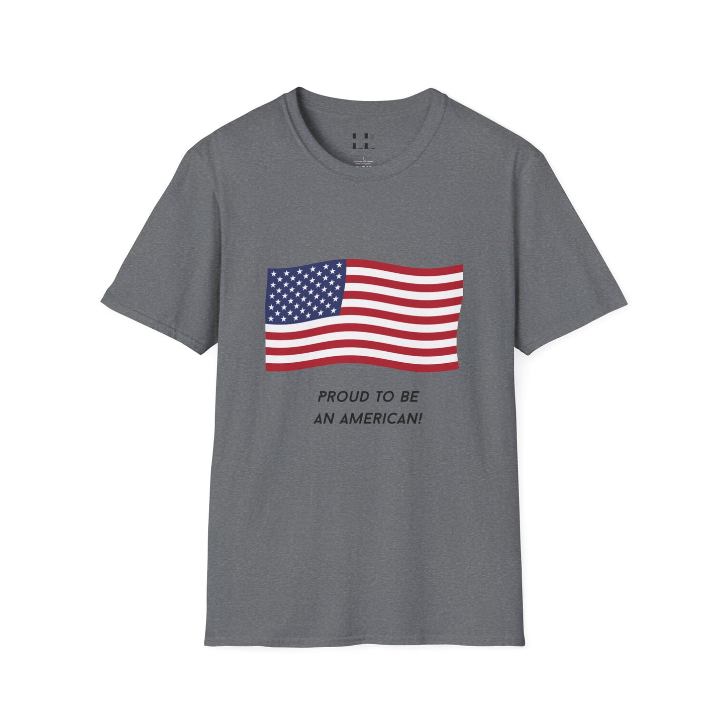 Proud to Be an American Unisex Softstyle T-Shirt - Celebrate Patriotism