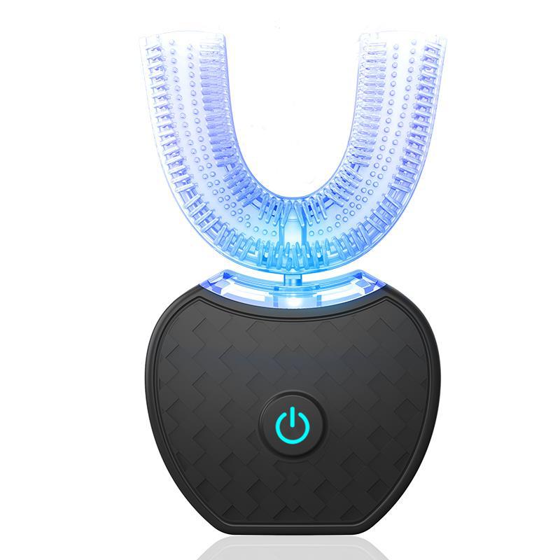 360° Automatic Toothbrush with Whitening Blue Light