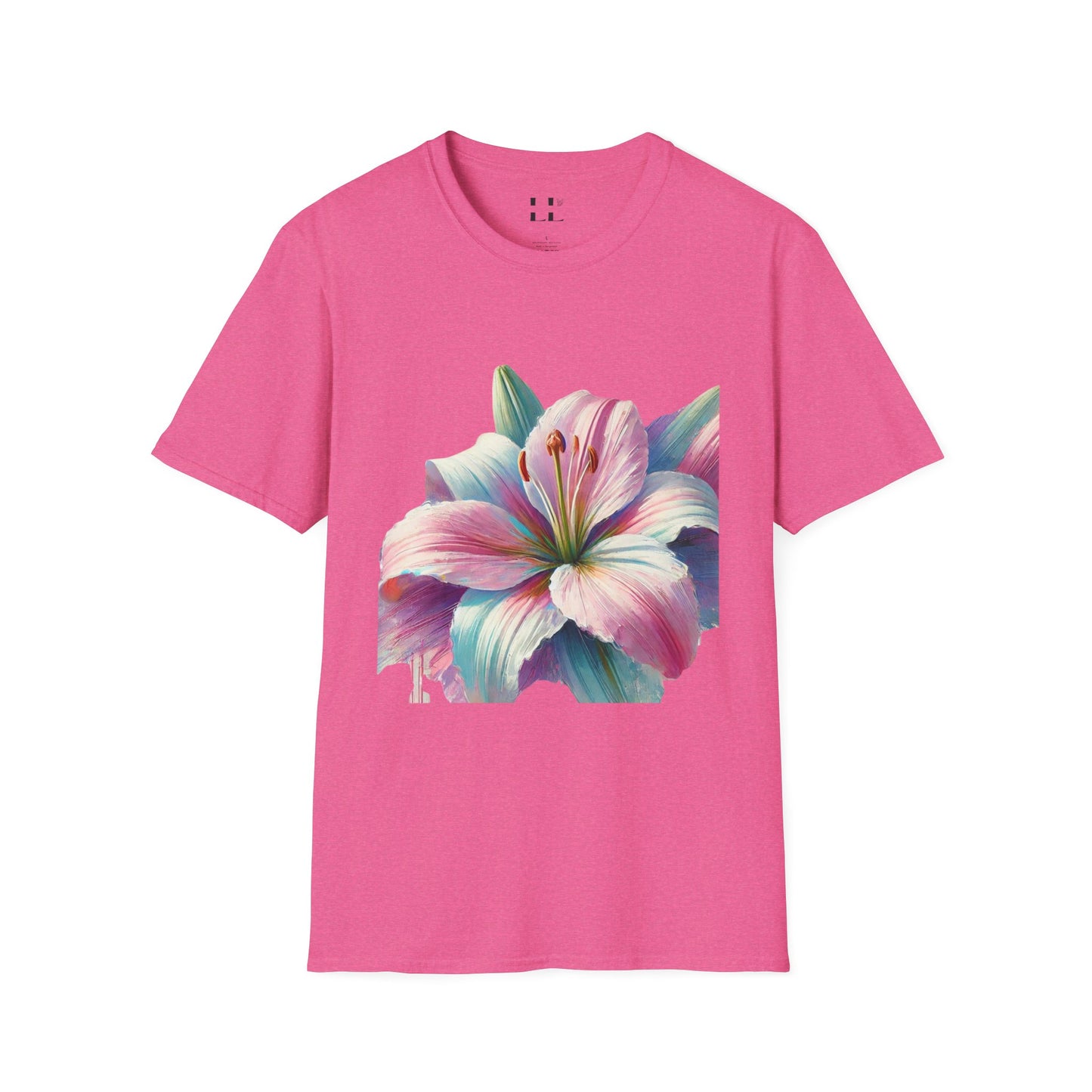 Vibrant Pastel Lily T-Shirt - Perfect for Spring and Summer Celebrations & Gift