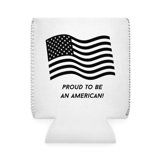 Proud American Can Cooler Sleeve - Perfect for BBQs and Celebrations