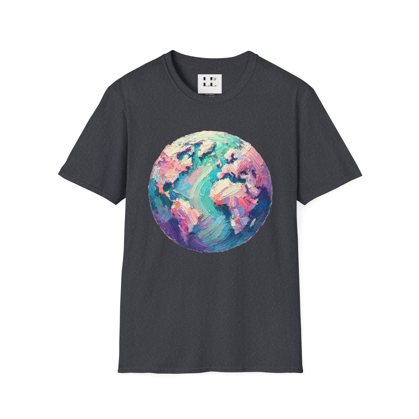 Vibrant Pastel Earth T-Shirt - Perfect for Spring and Summer Celebrations & Gift