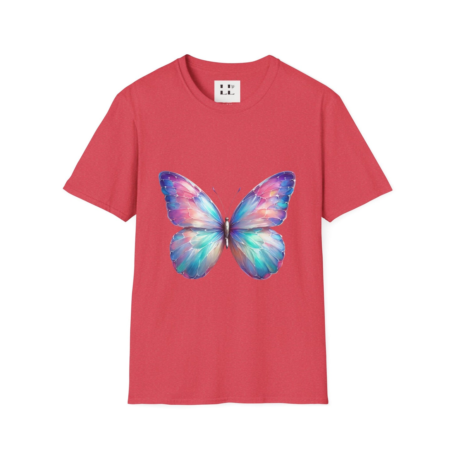 Vibrant Pastel Butterfly T-Shirt - Perfect for Spring and Summer Celebrations & Gift