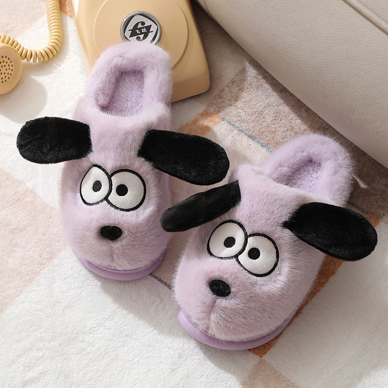 #42 - Women's Doggie Cotton Slippers
