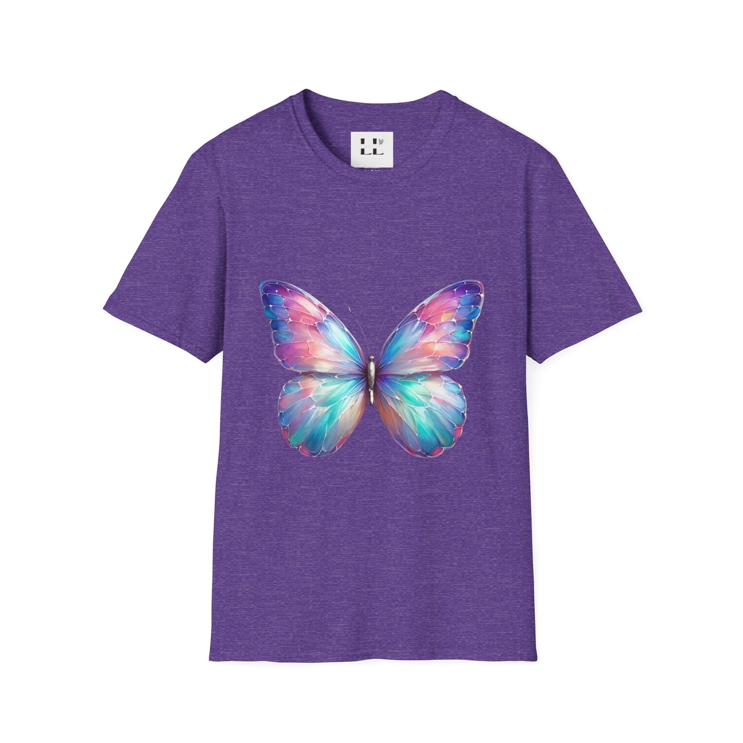 Vibrant Pastel Butterfly T-Shirt - Perfect for Spring and Summer Celebrations & Gift