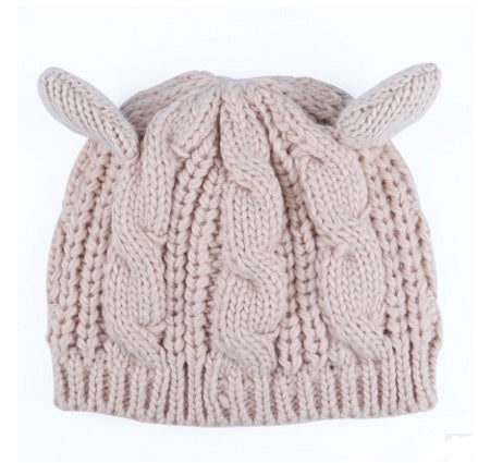 Knit Cat Ear Beanie