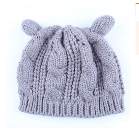 Knit Cat Ear Beanie