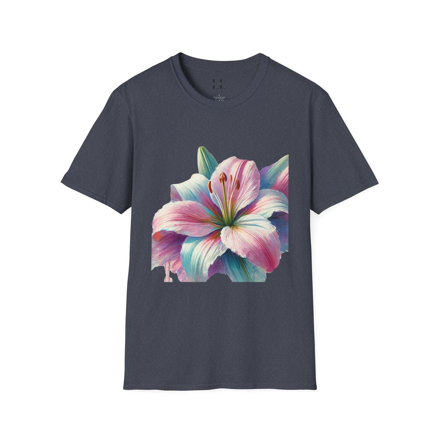Vibrant Pastel Lily T-Shirt - Perfect for Spring and Summer Celebrations & Gift
