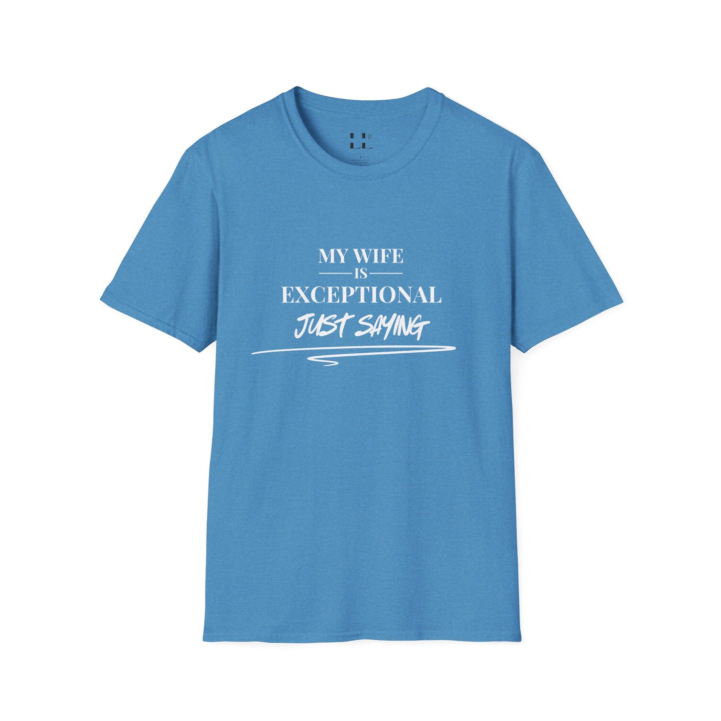 Exceptional Wife T-Shirt - Unisex Softstyle Tee - White Print