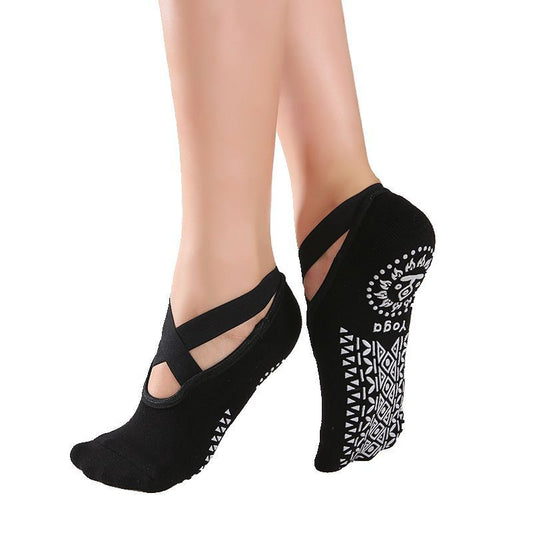 Grip-Perfect Cross Belt Yoga Socks