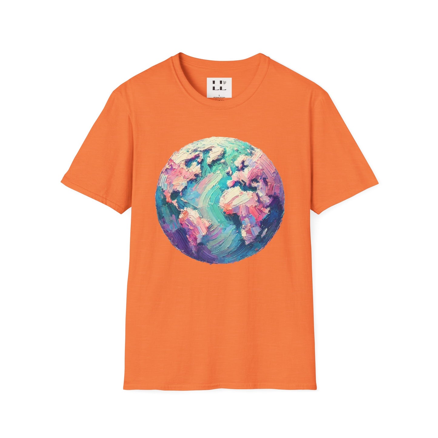 Vibrant Pastel Earth T-Shirt - Perfect for Spring and Summer Celebrations & Gift