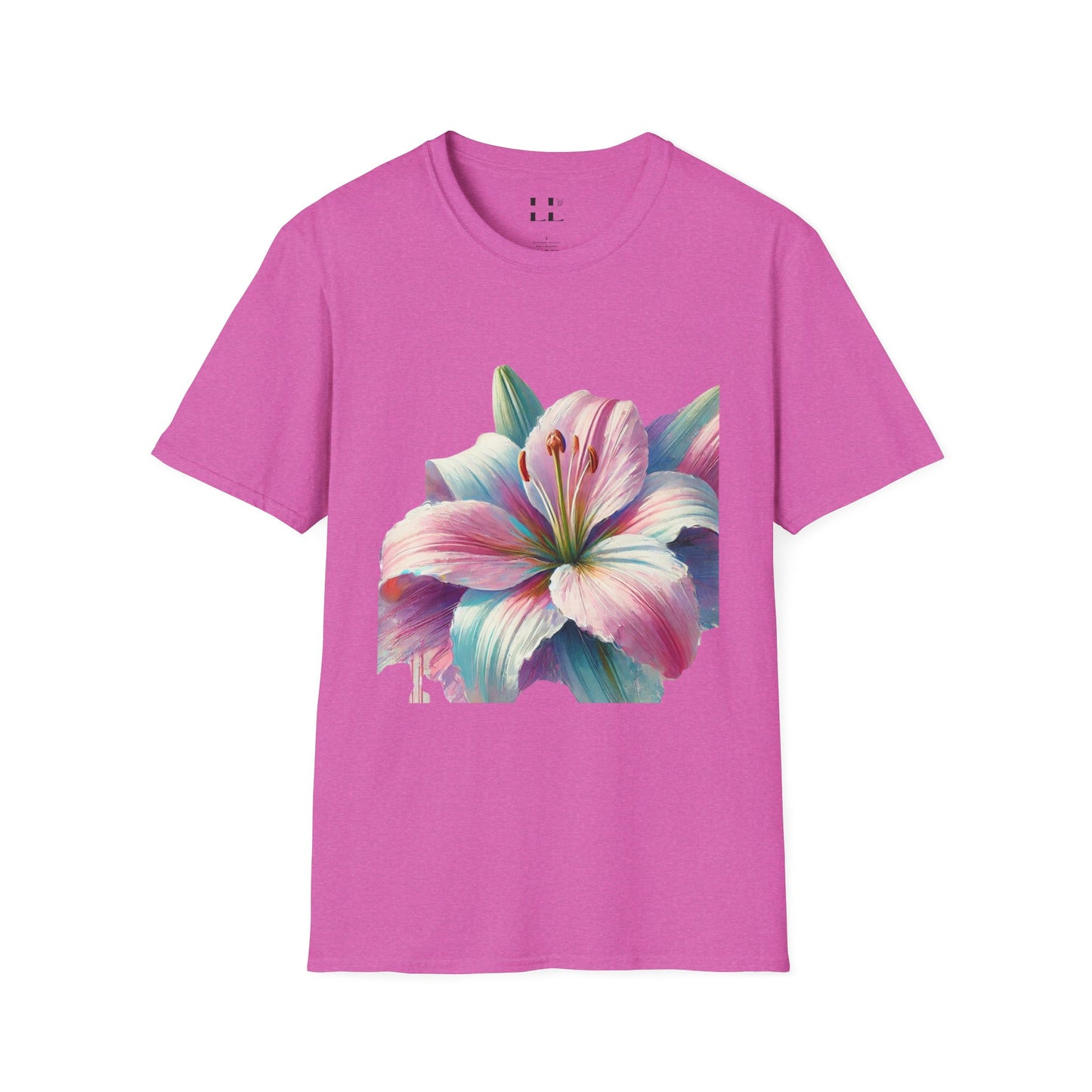 Vibrant Pastel Lily T-Shirt - Perfect for Spring and Summer Celebrations & Gift