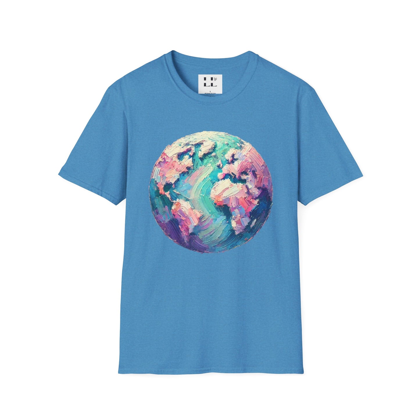 Vibrant Pastel Earth T-Shirt - Perfect for Spring and Summer Celebrations & Gift