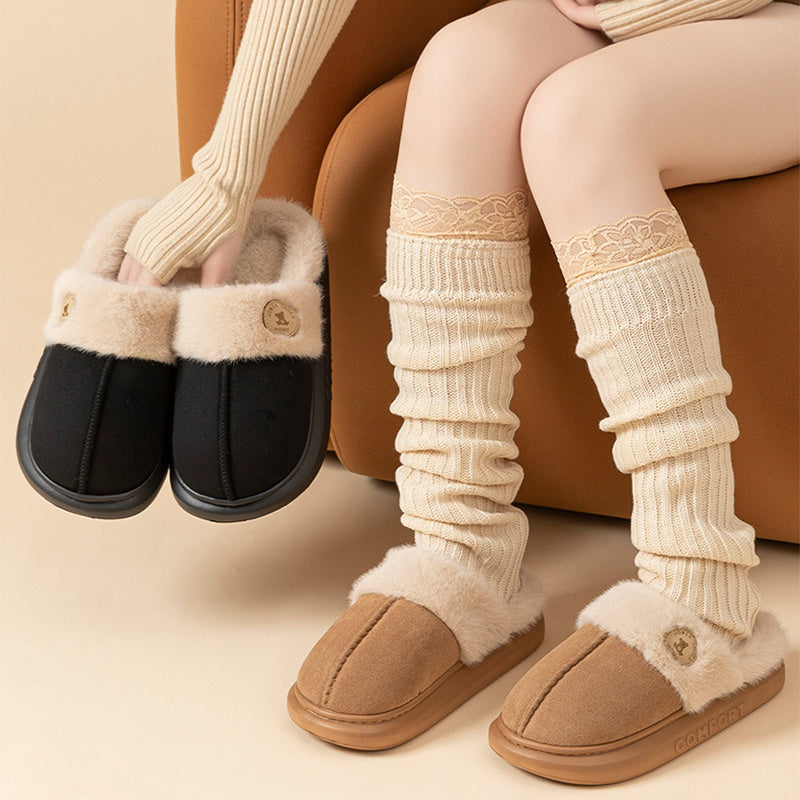 #25 - Women's Thick Soled Plush Slippers