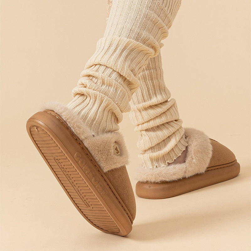 #25 - Women's Thick Soled Plush Slippers