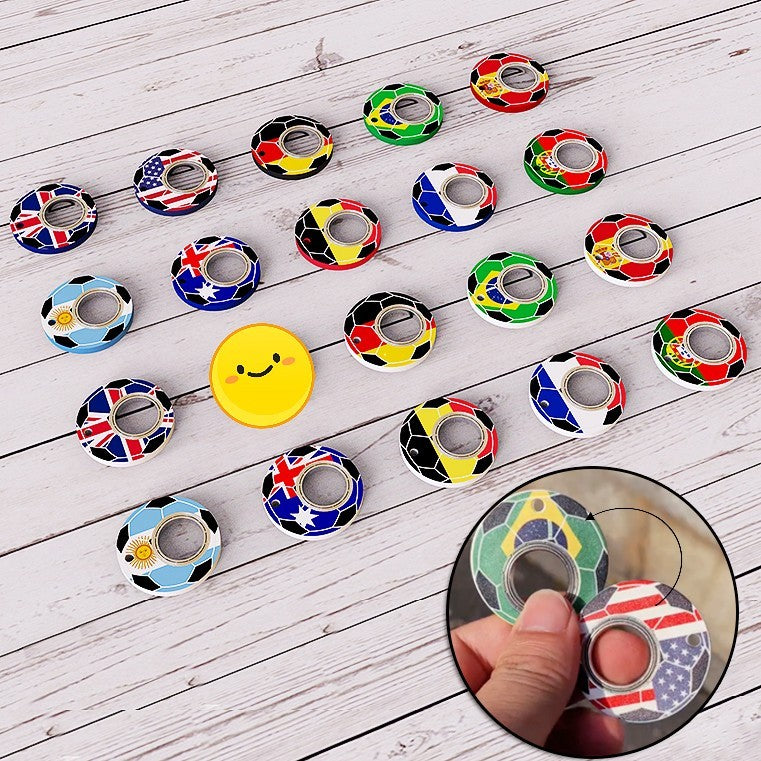 World Cup Fidget Spinner Keychain