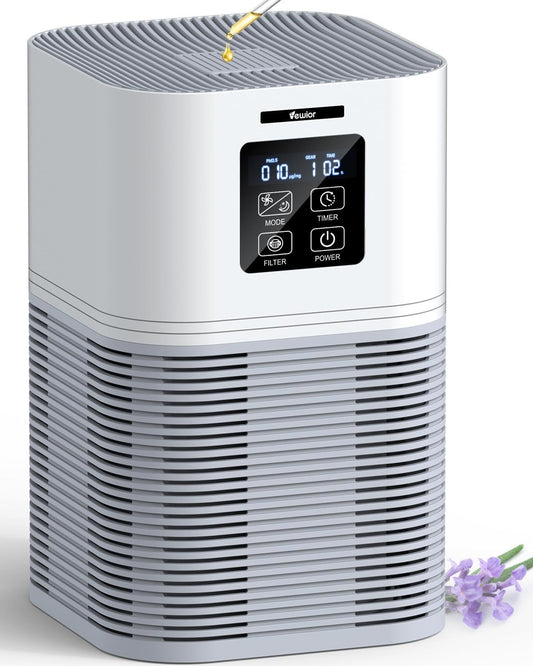 2-in-1 Air Purifier & Aromatherapy Diffuser – HEPA Filter