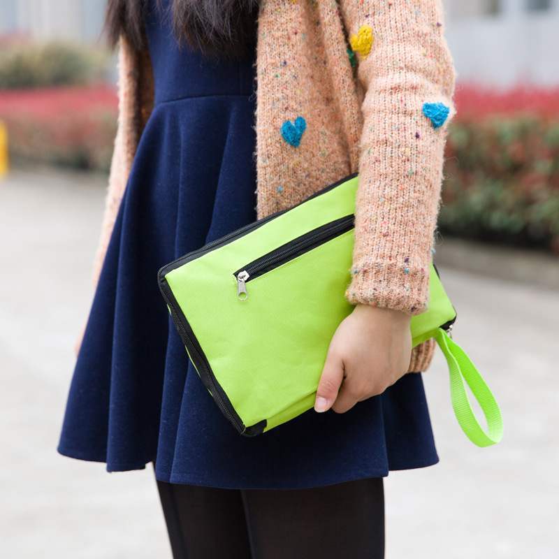 Foldable Oxford Shopping Tote with Wheels