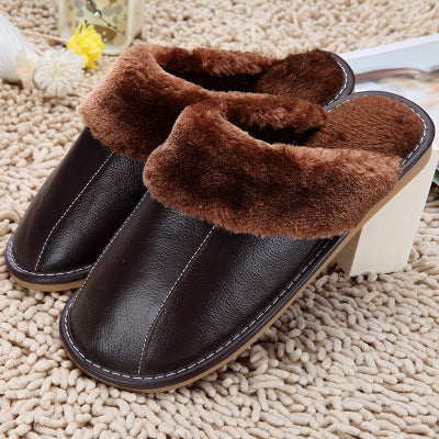 #17 - Unisex Leather Slippers