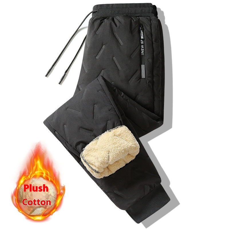 Men's Winter Plush Thick Fleece Thermal Pants