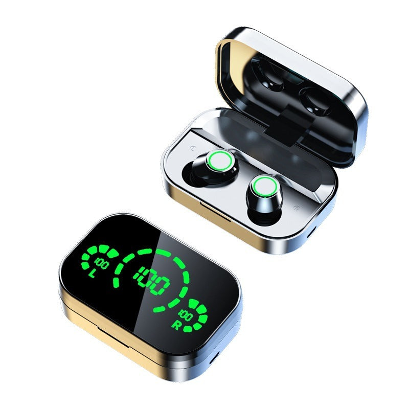 Bluetooth Earbuds with LCD Display Case