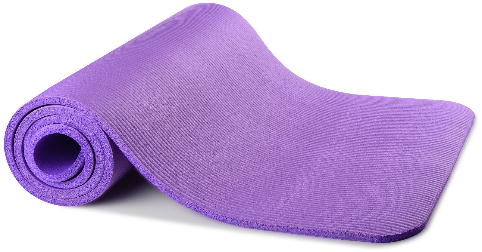 Extra Thick 10Mm Exercise Yoga Pilates Mat Gym Fitness NBR 72"X 24" W/ Bag Strap