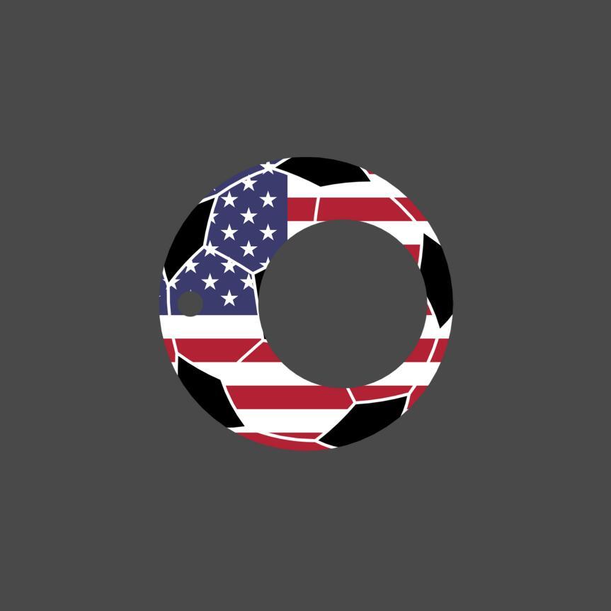 World Cup Fidget Spinner Keychain
