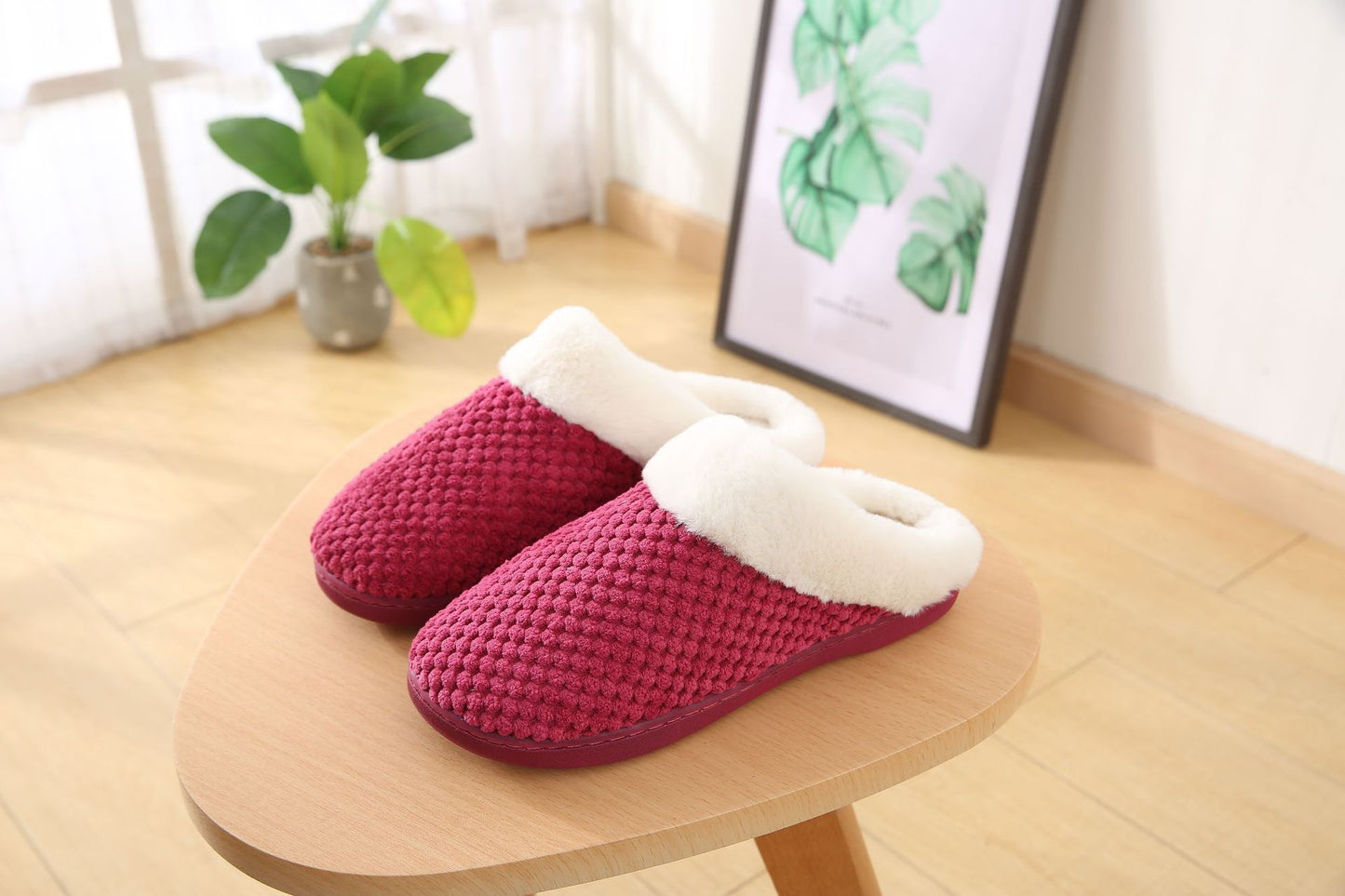 #49 - Ladies Plush Slippers