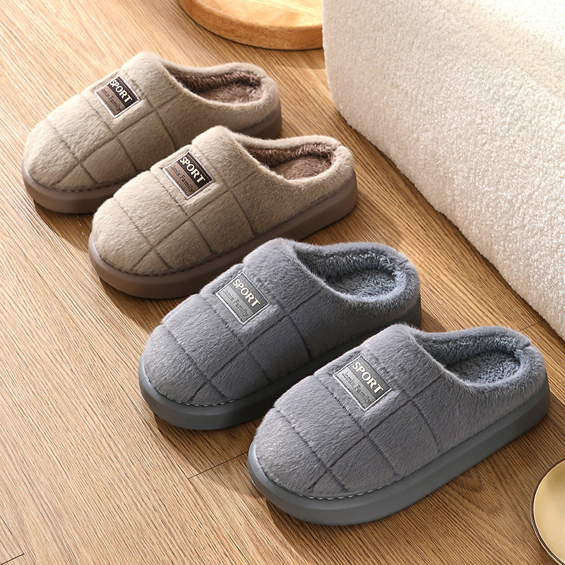 #12 - Men's Anti-Slip Cotton Slippers