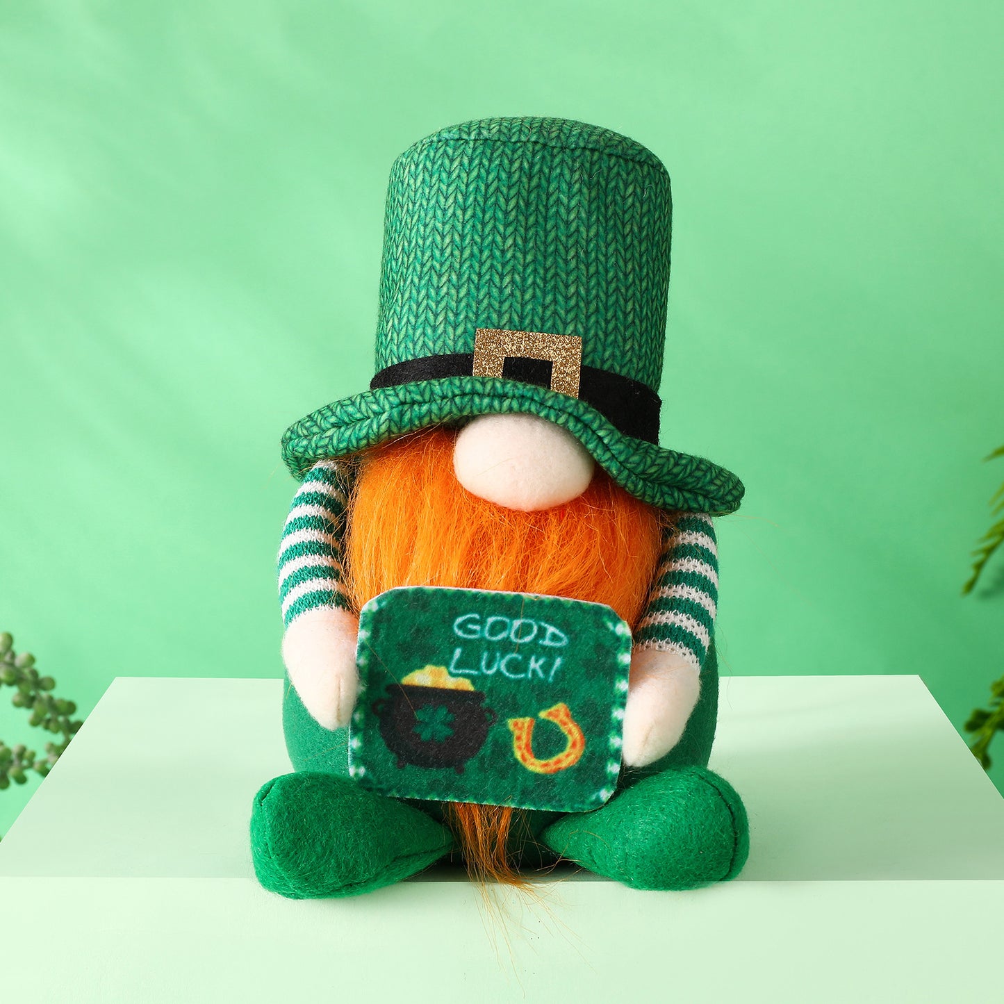 St Patrick's Day Decoration Supplies Irish Day Faceless Doll