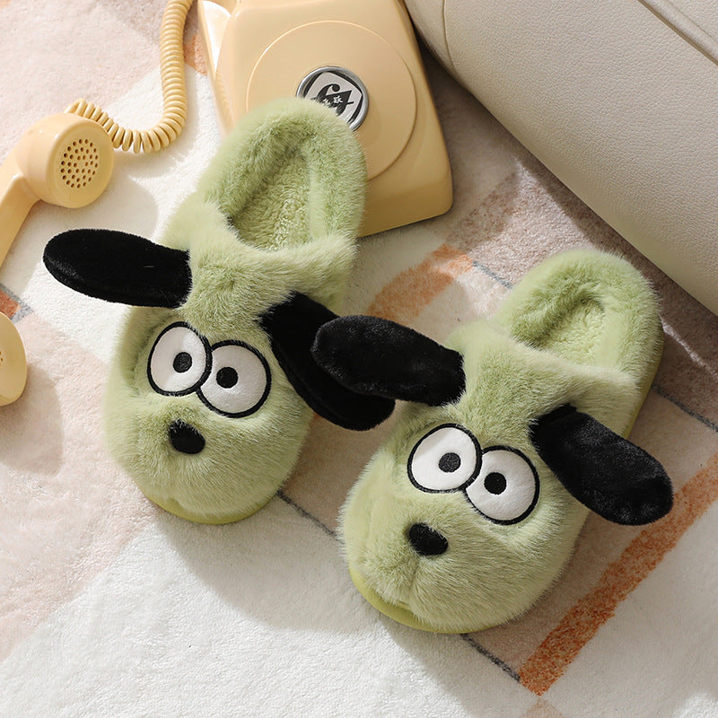 #42 - Women's Doggie Cotton Slippers
