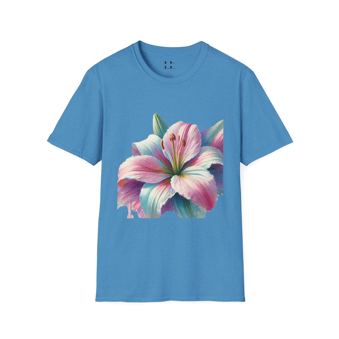 Vibrant Pastel Lily T-Shirt - Perfect for Spring and Summer Celebrations & Gift