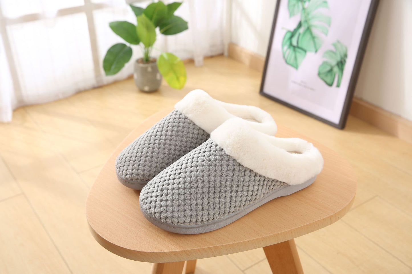 #49 - Ladies Plush Slippers