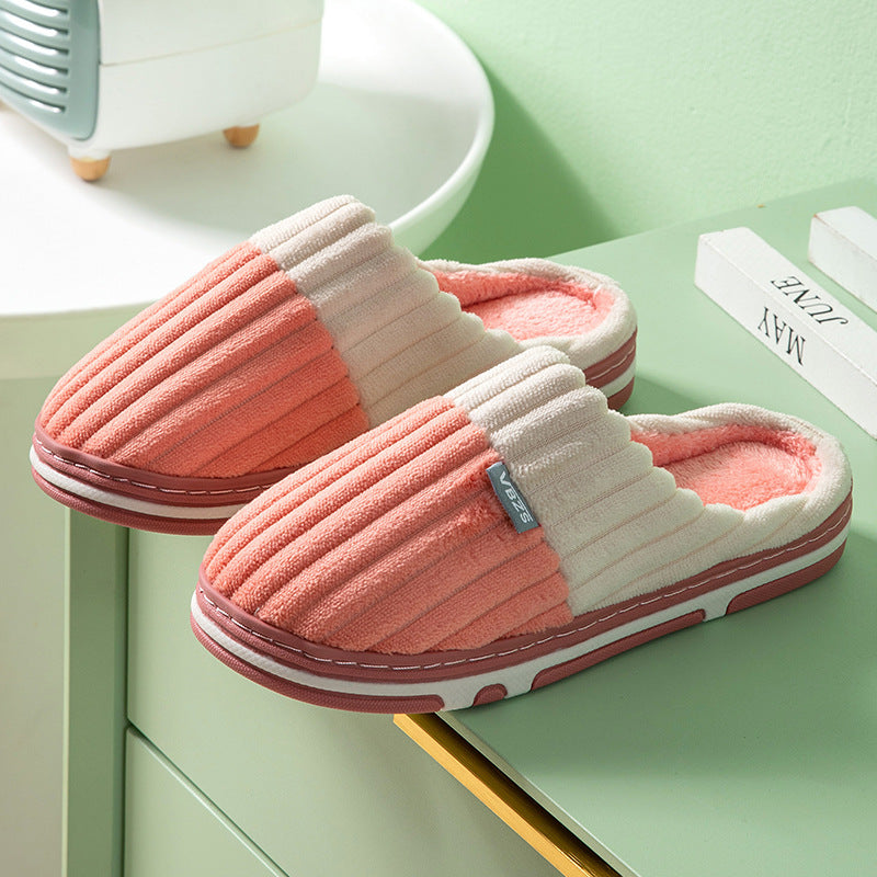 #5 - Unisex Corduroy Style House Slippers