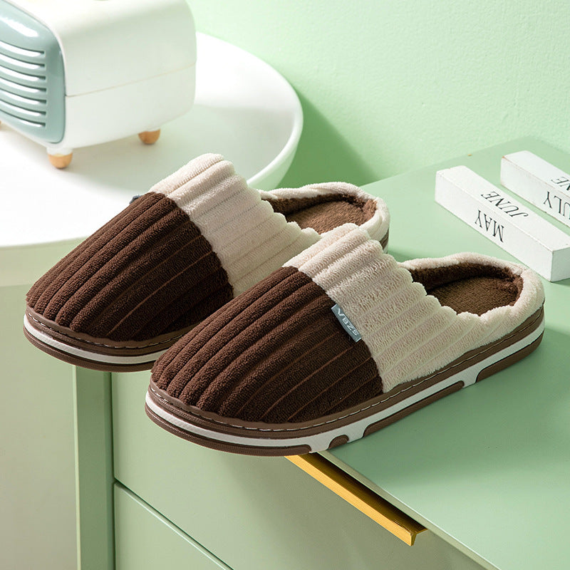 #5 - Unisex Corduroy Style House Slippers