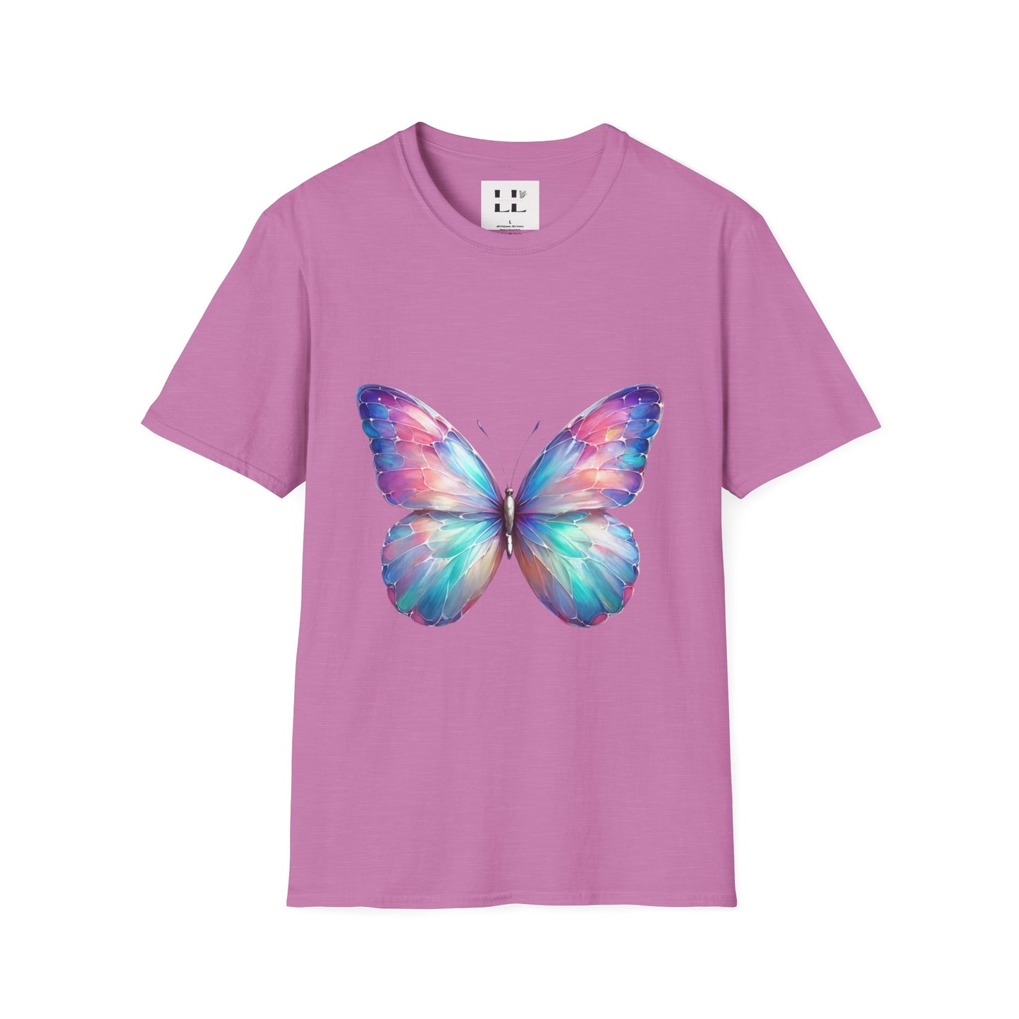 Vibrant Pastel Butterfly T-Shirt - Perfect for Spring and Summer Celebrations & Gift