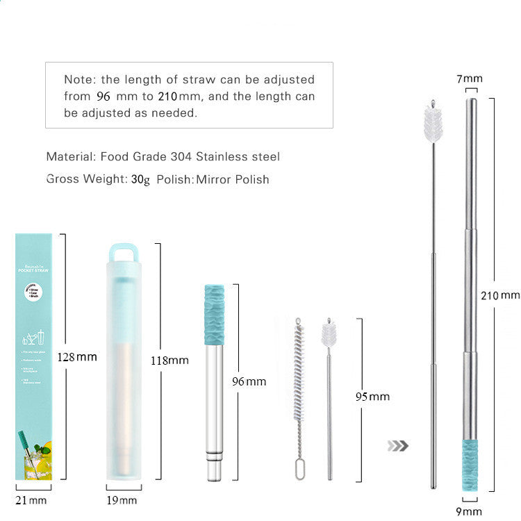 Eco-Friendly Pocket Straw